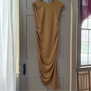 Stockholm Atelier size med copper sleeveless dress